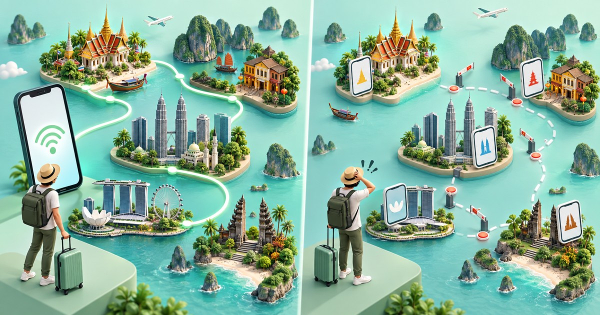 Best eSIM for Multiple Countries Southeast Asia 2026/27